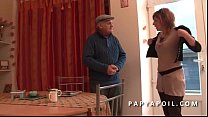 hd grandpa fucks a redhead with big udders before the good anal sex by his friend porn