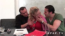 hd a beautiful french slut with big tits gets her big ass double penetrated porn