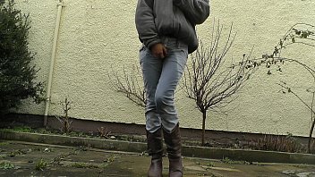hd hd desperately waiting with full bladder jeans wetting porn