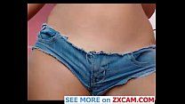 hd russian beauty maria from zxcamcom masturbates her little shaved pussy porn