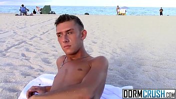 hd school skinny twink tyler eaten getting picked up on the nude beach porn