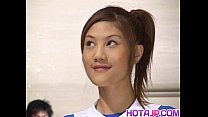 hd エッチなアジアのティーン綾乃梓が熱いぶっかけセックスシーンで乱交 porn