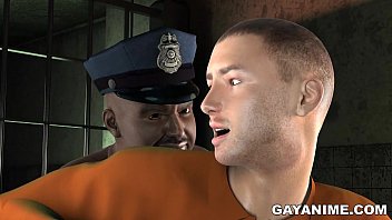hd 3d cartoon prisoner gets fucked in the ass by a chubby black cop porn