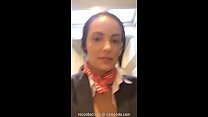 hd flight attendant uses inflight wifi to cam on camsoda porn