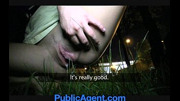 hd publicagent sexy brunette loves my charm and money porn