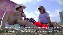 hd sexy nude wife at a beach porn