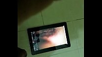 hd friend jerks off watching my wife porn