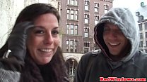 hd euro hooker pussylicked before jerking trio porn