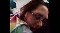 hd husband fingers tight pussy and ass of nerdy brunette wife porn
