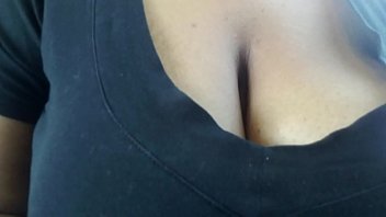 hd taking my big tits out on the bus porn
