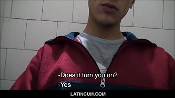 hd fi straight latino boy wakes up to gay guy offering cash in bathroom stall pov porn