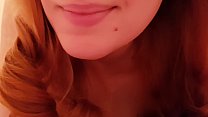 hd sweet redhead asmr girlfriend relaxes you in bed porn