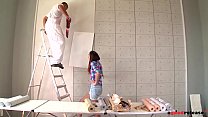 hd hotties raunchy teen demetris gets her asshole filled with loads of bubbly cum porn