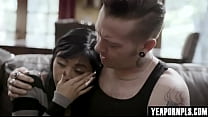 hd teen cheats on boyfriend with his while lying to boyfriend on the phone porn
