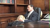 hd big boobs blonde aline in stocking seduces boss for quickie sex on desk porn