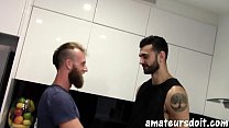 hd nbfc amateursdoit bearded studs fuck after hot oral session in the kitchen porn
