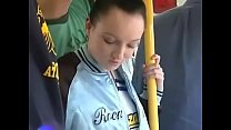 hd jenny anderson groped on bus by 2 guys and gets creampied in both holes porn