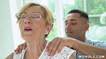 hd kinky old chubby gilf malya has a lucky day gets to hop on a young dong porn