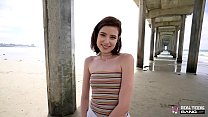 hd real teens hot cute brunette teen doing first porn porn