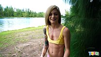 hd yngr skinny teen roxy rider gets fucked outdoors porn