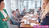 hd mature ladies have a nasty lesbian fuck at work porn