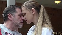 hd gradpa fucks tight and wet teen pussy with cumshot in her mouth porn