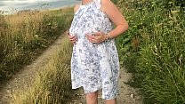 hd wife naked and playing outdoors and playing porn