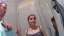 hd fitting room sex with clothing store consultant ends cum swallow porn