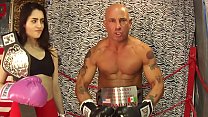 hd lori vs man mmawrestlingboxinglucha hardcore xxx intergender match on king of intergender sports porn