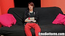 hd this sexy emo twink jerks his big cock off porn
