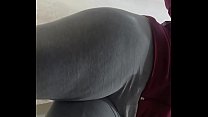 hd your fat italian mom tries on yoga pants in the store and doesnt wear panties porn