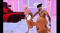 hd two big booty girls gets tag team porn