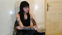 hd beth kinky sexy goth domina smoking pt1 hd porn