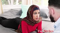 hd arab stepsister in hijab practices fucking on stepbrother maya farrell porn