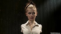 hd petite slave is pinned against the wall porn