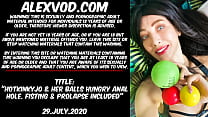 hd hotkinkyjo и ее голодная по яйцам анальная дырочка фистинг и пролапс включены porn