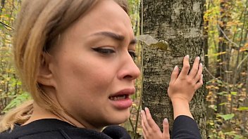 hd blaked crazy maniac was watching the girl then he fucked her in the woods loren strawberry porn