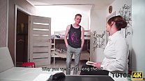 hd tutor4k хорошенькая профи трахнута парнем который достаточно молод чтобы быть ее пасынком porn