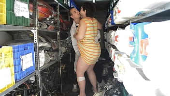 hd he fucks the fat woman in the workshops spare parts store she is a very naughty fat woman who wants tools to be porn