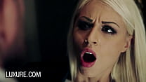 hd blonde chloe lacourt quickie in ladies room porn