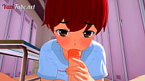 hd hug yaoi 3d naru x shiro yaoiotubes mascot handjob blowjob anal porn