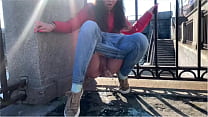 hd girl pee in a public place porn
