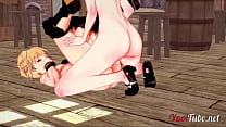 hd hug genshin impact yaoi venti makes aether his own in the canteen with crempie porn