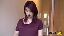 hd debt4k pregnant lovely with red hair spreads legs for the debt collector porn