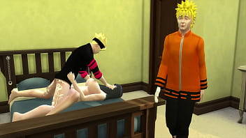 hd series cap4 naruto is telling hinata masturbating and arrives he is one and the two fuck her well in the ass as she porn