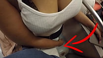 hd unknown blonde milf with big tits started touching my dick in subway thats called clothed sex porn