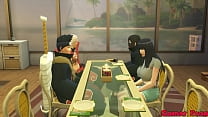 hd proun akatsuki porn cap 4 at a dinner hidan went to talk for a while with hinata she asks him to do oral sex and porn