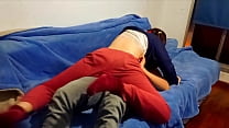 hd sporty teen with slim body stimulate and pound her wet tight pussy on my hard cock porn