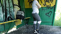 hd my shiny stockings in public caught the attention of a stranger i had no choice cum on panties is this adultery porn