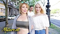 hd french stepmom stepdaughter share a cock in anal threesome porn